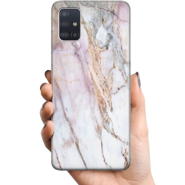 Samsung Galaxy A51 TPU Mobildeksel marmor