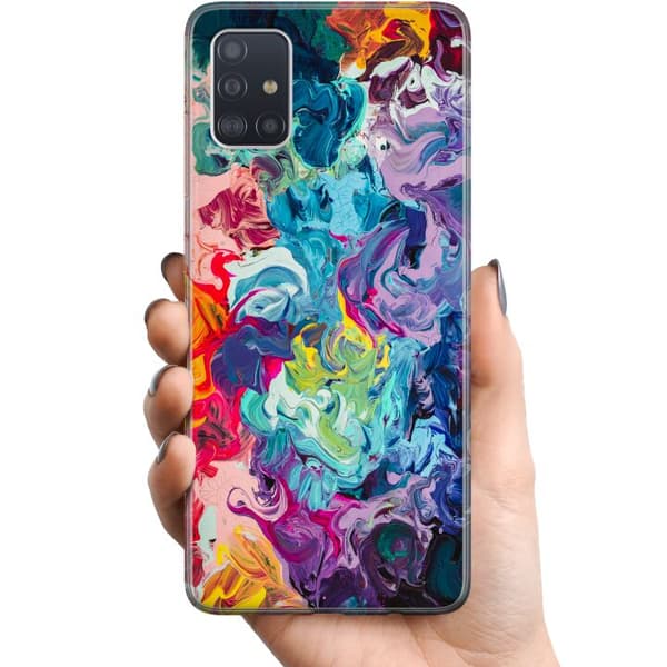 Samsung Galaxy A51 TPU Mobildeksel Farge