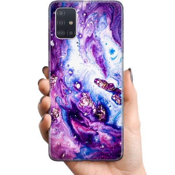 Samsung Galaxy A51 TPU Mobilcover Lilac