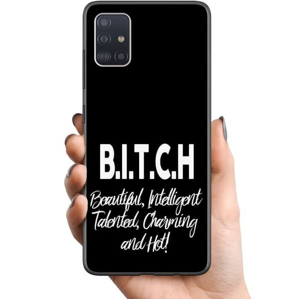 Samsung Galaxy A51 TPU Mobildeksel Tekst