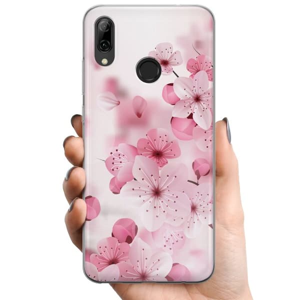 Huawei P smart 2019 TPU Mobilskal Cherry Blossom