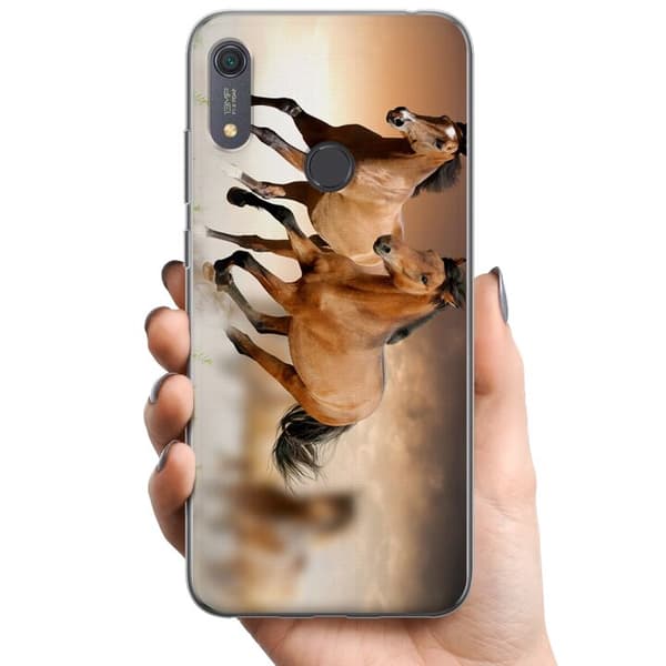 Huawei Y6s (2019) TPU Mobilcover Heste
