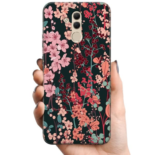 Huawei Mate 20 lite TPU Mobildeksel Blomster