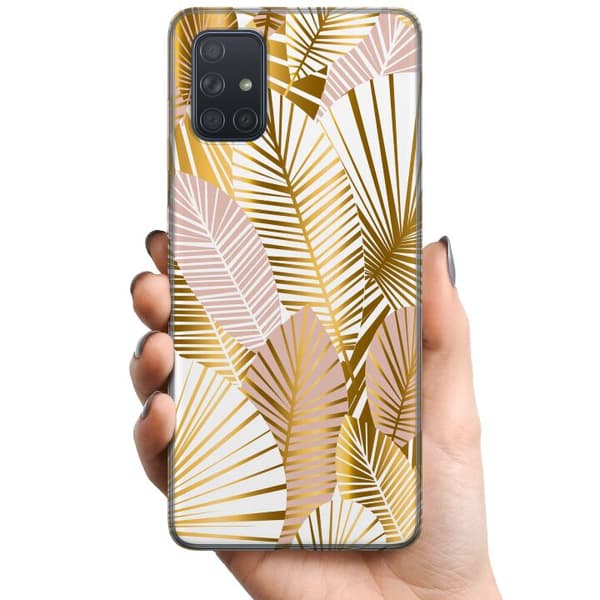 Samsung Galaxy A71 TPU Mobilcover Guld