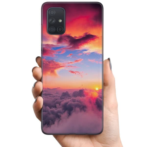 Samsung Galaxy A71 TPU Mobilskal Moln