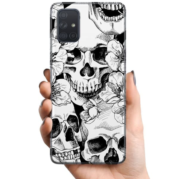 Samsung Galaxy A71 TPU Mobilskal Döskalle