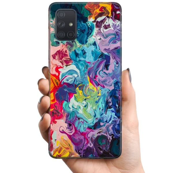 Samsung Galaxy A71 TPU Mobilskal Färg