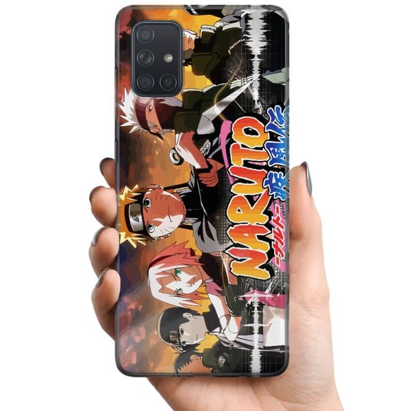 Samsung Galaxy A71 TPU Matkapuhelimen kuori Naruto
