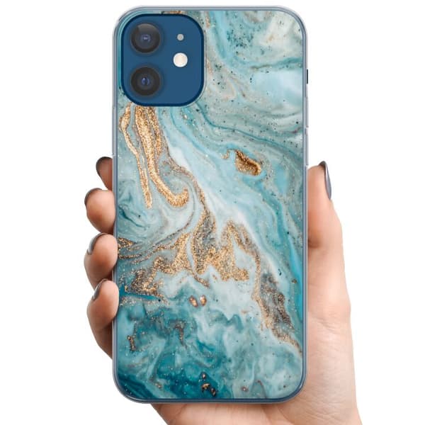 Apple iPhone 12  TPU Mobilcover Magisk Marmor