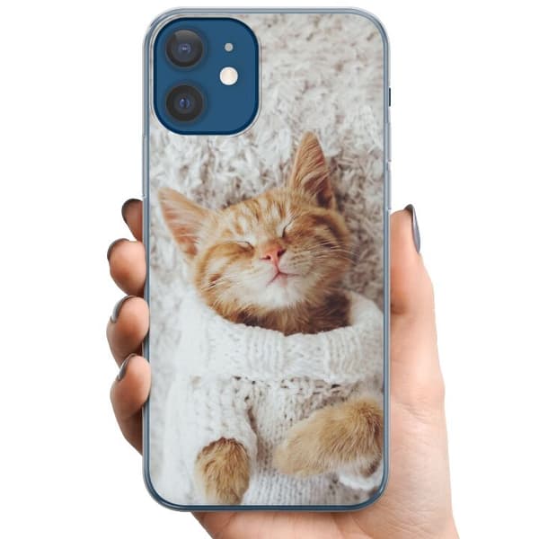 Apple iPhone 12  TPU Mobilcover Kat