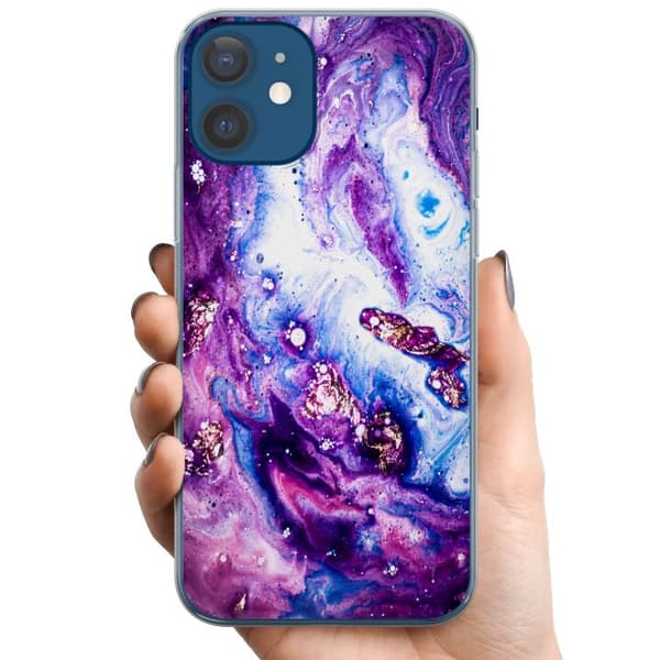 Apple iPhone 12  TPU Mobildeksel Lilakt