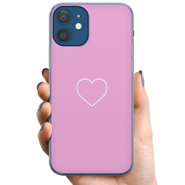 Apple iPhone 12  TPU Mobilcover Hjerte