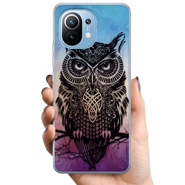 Xiaomi Mi 11 TPU Matkapuhelimen kuori Pöllö