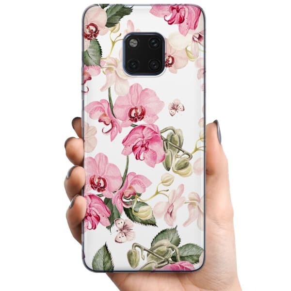 Huawei Mate 20 Pro TPU Matkapuhelimen kuori Kukat