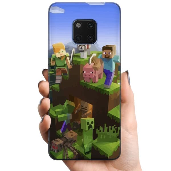 Huawei Mate 20 Pro TPU Mobilcover MineCraft
