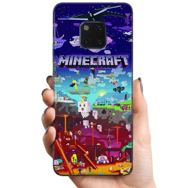Huawei Mate 20 Pro TPU Mobilcover MineCraft