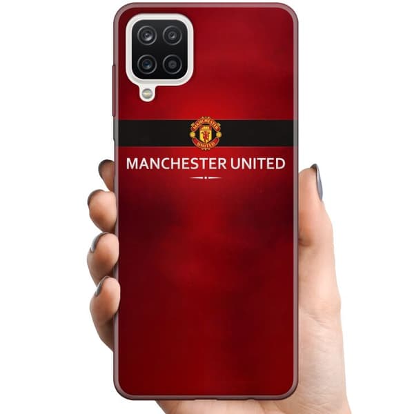 Samsung Galaxy A12 TPU Matkapuhelimen kuori Manchester United
