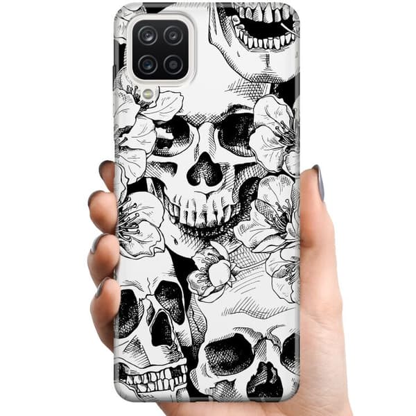 Samsung Galaxy A12 TPU Matkapuhelimen kuori luu