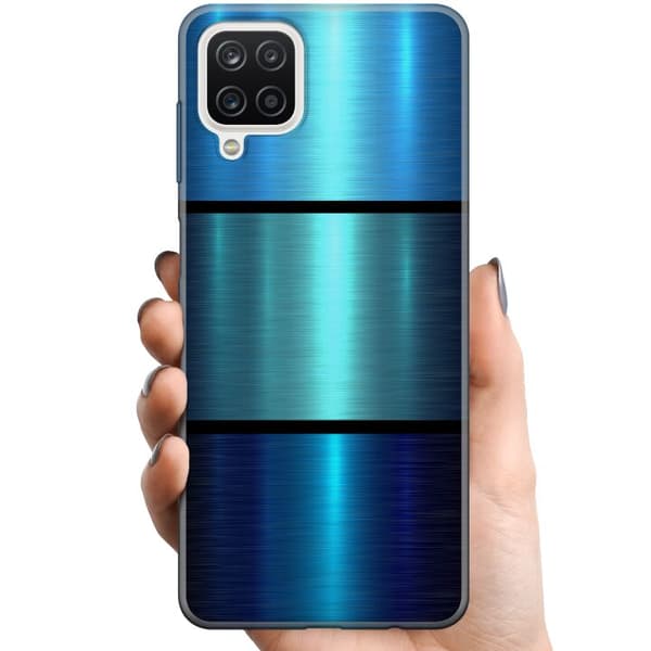 Samsung Galaxy A12 TPU Matkapuhelimen kuori Sininen