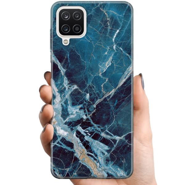 Samsung Galaxy A12 TPU Matkapuhelimen kuori Marmori