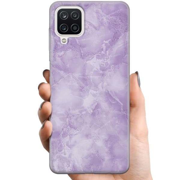 Samsung Galaxy A12 TPU Matkapuhelimen kuori Marmori