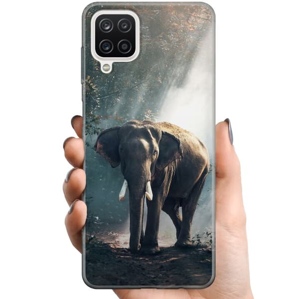 Samsung Galaxy A12 TPU Matkapuhelimen kuori Norsu