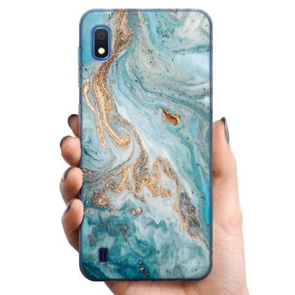 Samsung Galaxy A10 TPU Mobildeksel Magisk Marmor