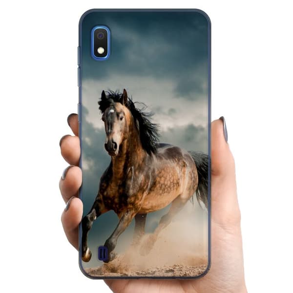 Samsung Galaxy A10 TPU Matkapuhelimen kuori Hevonen