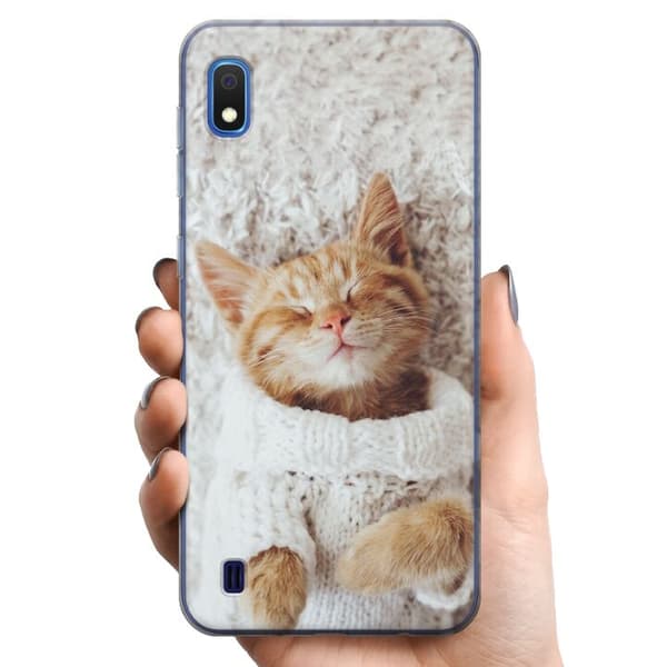 Samsung Galaxy A10 TPU Matkapuhelimen kuori Kissa