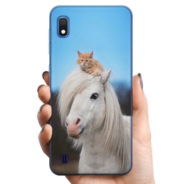 Samsung Galaxy A10 TPU Mobilcover Hest & Kat