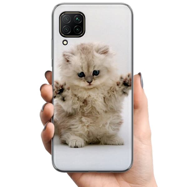 Huawei P40 lite TPU Mobildeksel Katt