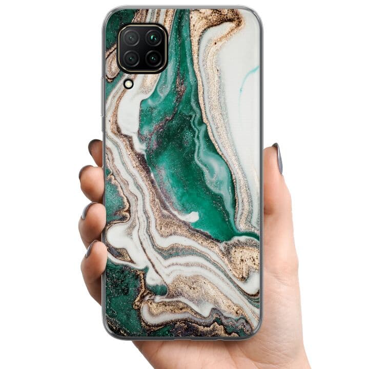 Huawei P40 lite TPU Mobilskal Grön