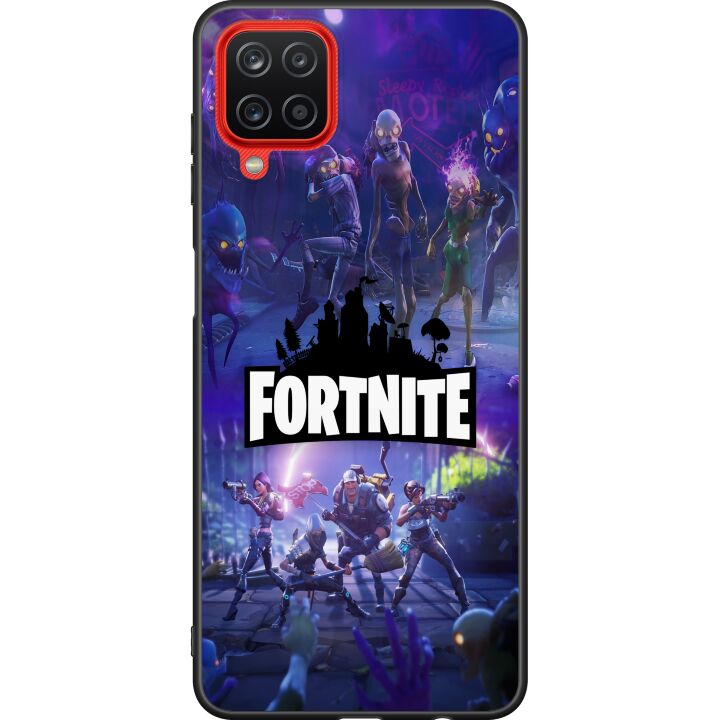 Samsung Galaxy A12 Svart Skal Fortnite Gaming