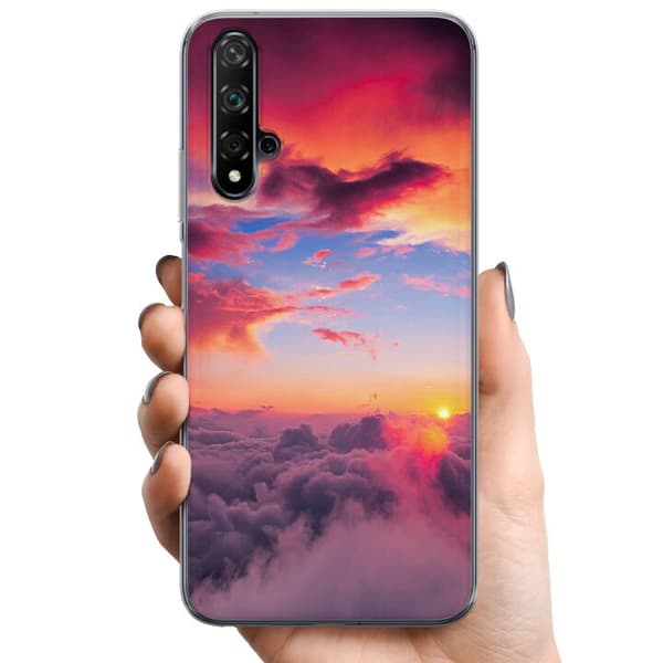 Huawei nova 5T TPU Matkapuhelimen kuori Pilvi