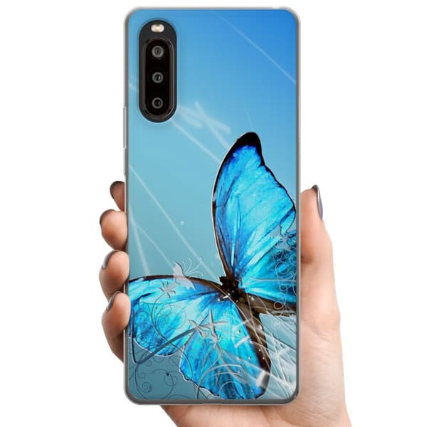 Sony Xperia 10 II TPU Mobilskal Fjäril