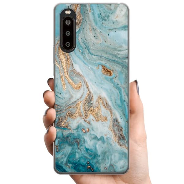 Sony Xperia 10 II TPU Mobilcover Magisk Marmor
