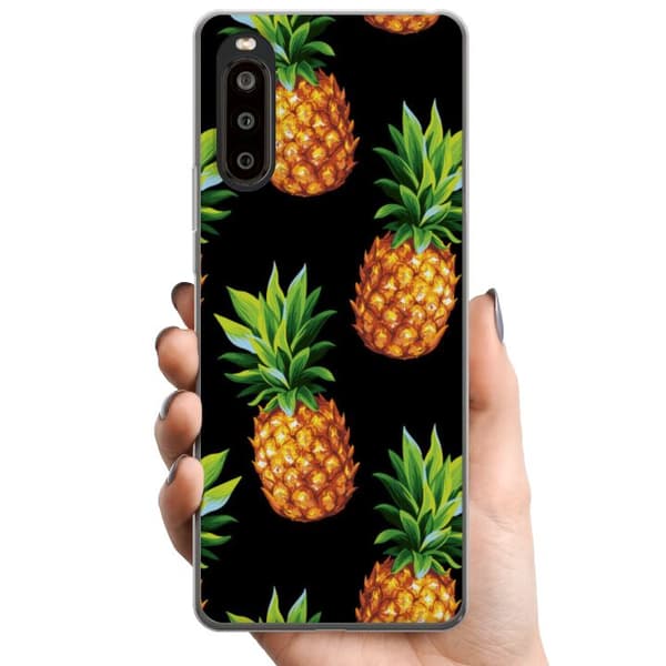 Sony Xperia 10 II TPU Matkapuhelimen kuori Ananas