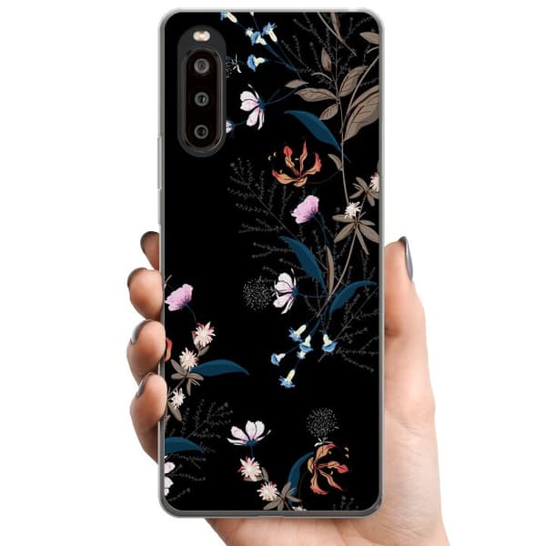 Sony Xperia 10 II TPU Mobildeksel Blomster