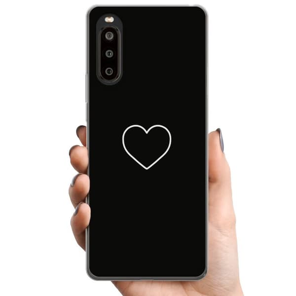Sony Xperia 10 II TPU Mobildeksel Hjerte