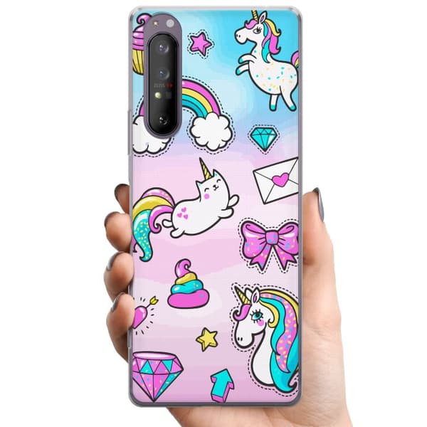 Sony Xperia 1 II TPU Mobildeksel Unikorn