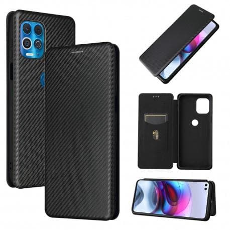 Motorola Moto G100 Flipfodral Kortfack CarbonDreams®