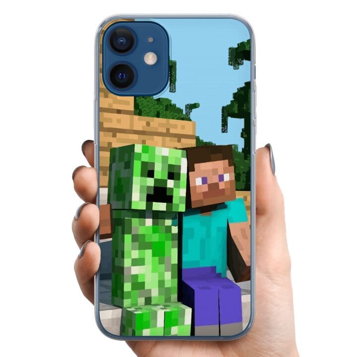 Apple iPhone 12 mini TPU Mobilskal MineCraft