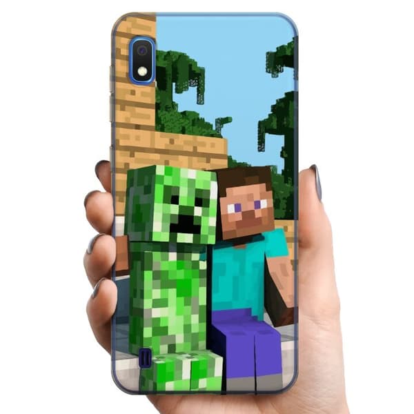 Samsung Galaxy A10 TPU Mobildeksel MineCraft