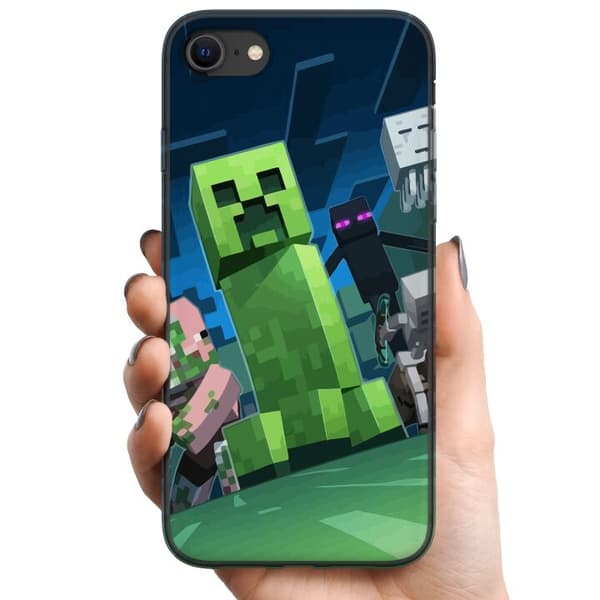 Apple iPhone SE (2020) TPU Mobilcover MineCraft
