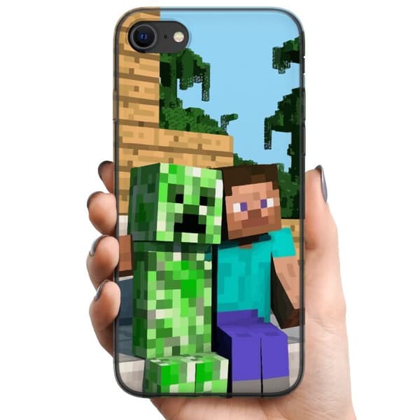 Apple iPhone SE (2020) TPU Mobilcover MineCraft