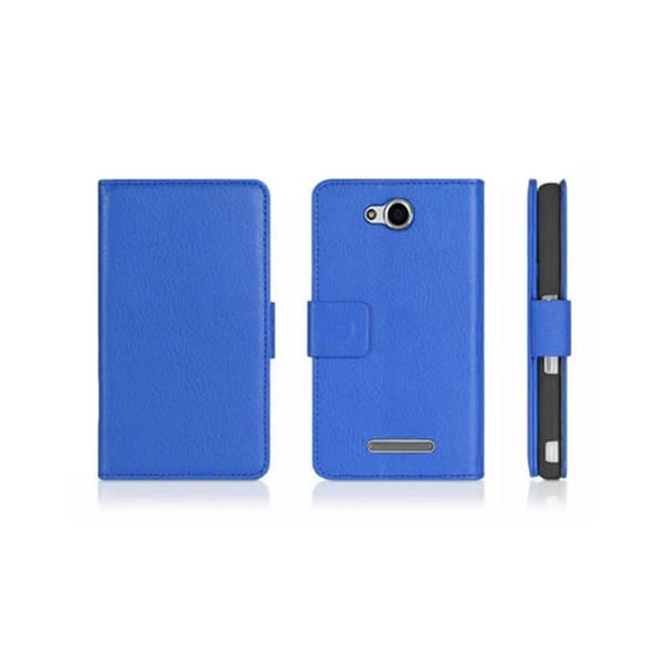 Lompakkokotelo 2-kortti Sony Xperia C (c2303) Blå