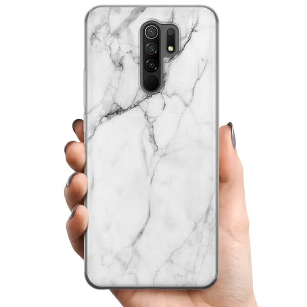 Xiaomi Redmi 9 TPU Mobilcover Marmor