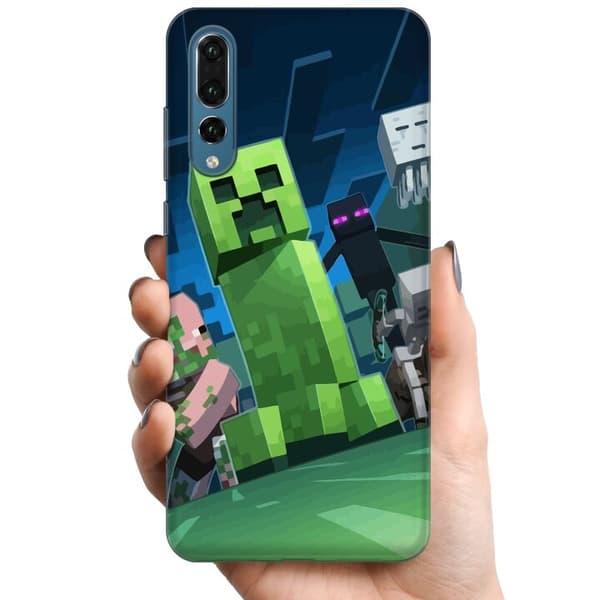 Huawei P20 Pro TPU Mobilcover MineCraft