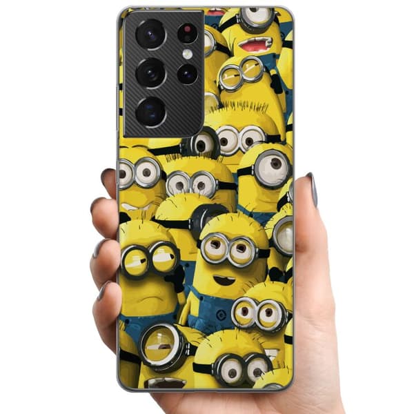 Samsung Galaxy S21 Ultra 5G TPU Matkapuhelimen kuori Minions