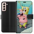 Miniatyrbild 1 av 3: Samsung Galaxy S21 Plånboksfodral SpongeBob Fyrkant